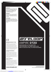 Reloop Ampire D720 Bedienungsanleitung