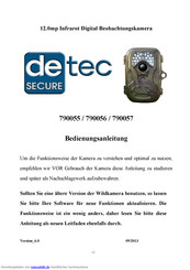 Detec 790055 Bedienungsanleitung