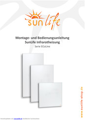 SunLife ECoLine 620 Montage- Und Bedienungsanleitung