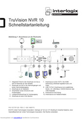 Interlogix TruVision NVR 10 Schnellstartanleitung