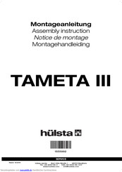 Hulsta Tameta III Montageanleitung