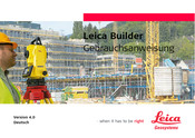 Leica Builder T100 Gebrauchsanweisung