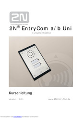2N EntryCom a/b Uni Kurzanleitung
