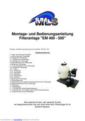 MLS EM 500 Montage- Und Bedienungsanleitung