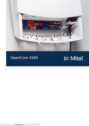 Mitel OpenCom X320 Handbuch