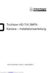 Interlogix TruVision TVT-2402 Installationsanleitung
