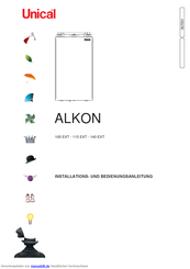Unical ALKON 100 EXT Installations- Und Bedienungsanleitung