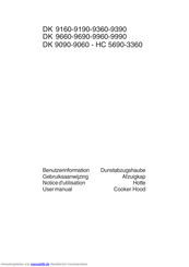 AEG DK 9160 Benutzerinformation
