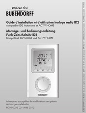 Bubendorff ACTIV'HOME Montage- Und Bedienungsanleitung