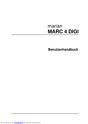 MARIAN MARC 4 DIGI Benutzerhandbuch