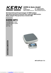 KERN MPC 250K100M Betriebsanleitung