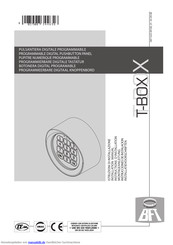 BFT T-BOX Montageanleitung