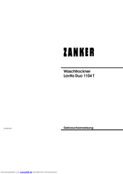 Zanker Lavita Duo 1104 T Gebrauchsanweisung