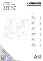 Kärcher HD 13/18-4 SX Plus Betriebsanleitung