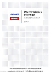 Lowrance StructureScan 3D Installationshandbuch