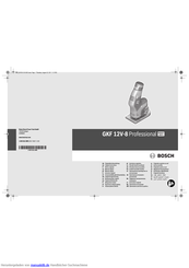 Bosch GKF 12V-8 Professional Betriebsanleitung