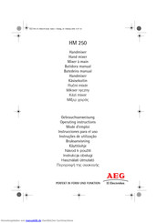 AEG HM250 Gebrauchsanweisung