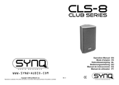 SYNQ CLS-8 CLUB Series Bedienungsanleitung