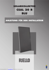 Riello CSAL 20 R BLU Installations Anleitung
