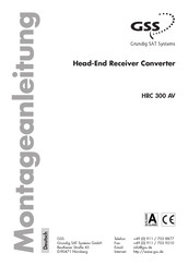 GSS HRC 300 AV Montageanleitung