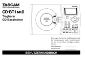 Tascam CD-BT1 MkII Benutzerhandbuch