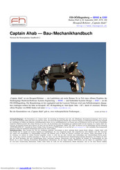 FH Oberösterreich Captain Ahab Bau- Und Mechanikhandbuch