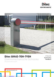 DITEC QIK7YEH Technisches Handbuch