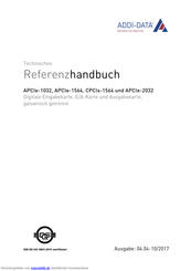 Addi-Data APCIe-20 Referenzhandbuch