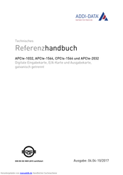 Addi-Data APCIe-1032 Referenzhandbuch