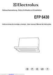 Electrolux EFP 6430 Gebrauchsanweisung