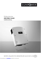 SunPower SPR-7000-11M-DE Installationsanleitung