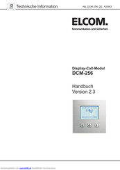 ELCOM DCM-256 Handbuch
