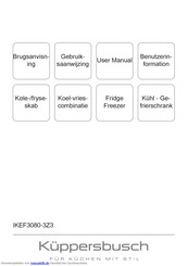 Küppersbusch IKEF3080-3Z3 Benutzerinformation