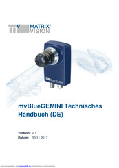 Matrix Vision mvBlueGEMINI Technisches Handbuch