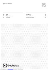 Electrolux EHF6241XOK Benutzerinformation