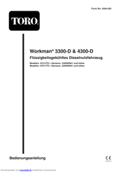 toro Workman 4300-D Bedienungsanleitung