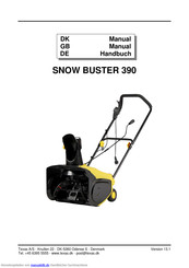 Texas SNOW BUSTER 390 Handbuch