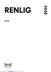 Ikea Renlig IWM60 Handbuch