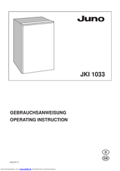 Juno JKI 1033 Gebrauchsanweisung