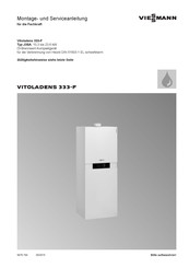 Viessmann Vitoladens 333-F J3SA Montage- Und Serviceanleitung