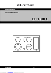 Electrolux EHH 800 X Bedienungsanleitung