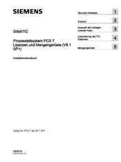 Siemens PCS 7 Installationshandbuch