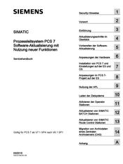 Siemens PCS 7 Servicehandbuch