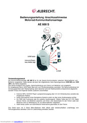 Albrecht AE 600 S Bedienungsanleitung