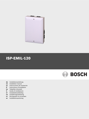 Bosch ISP-EMIL-120 Installationsanleitung