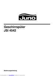 JUNO JSI 4542 Bedienungsanleitung