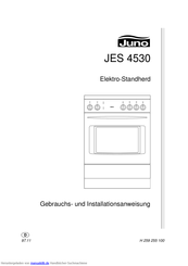 juno JES 4530 Gebrauchs- Und Installationsanweisung