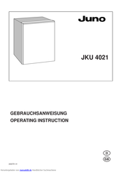 Juno JKU 4021 Gebrauchsanweisung