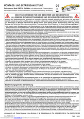 rohrmotor24 RME Serie Montage- Und Betriebsanleitung