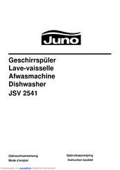 JUNO JSV 2541 Gebrauchsanweisung